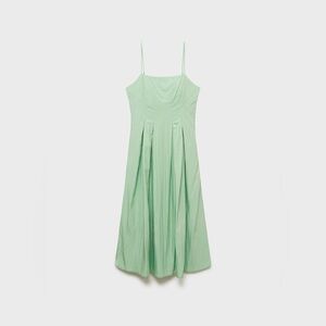 MNG Midi Dress with Pleats